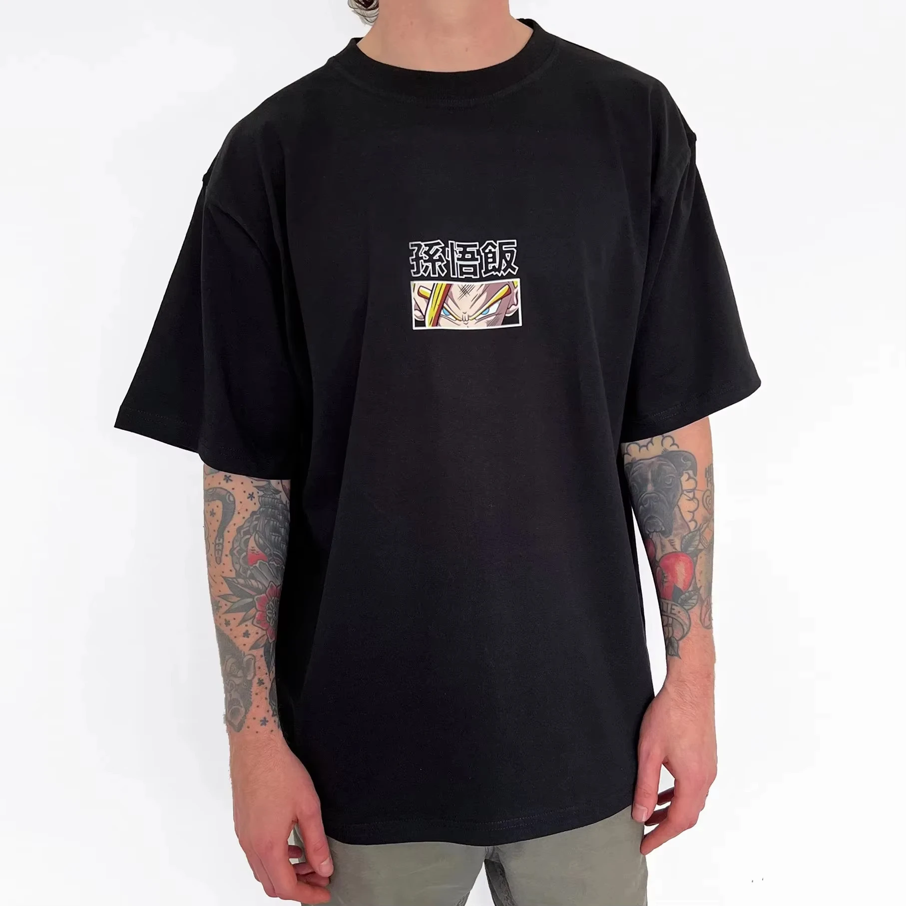 Dragon Ball 2026 automne/hiver sweat à capuche pour hommes Streetwear Majin Buu Anime imprimé décontracté Version ample Harajuku Parent-enfant haut