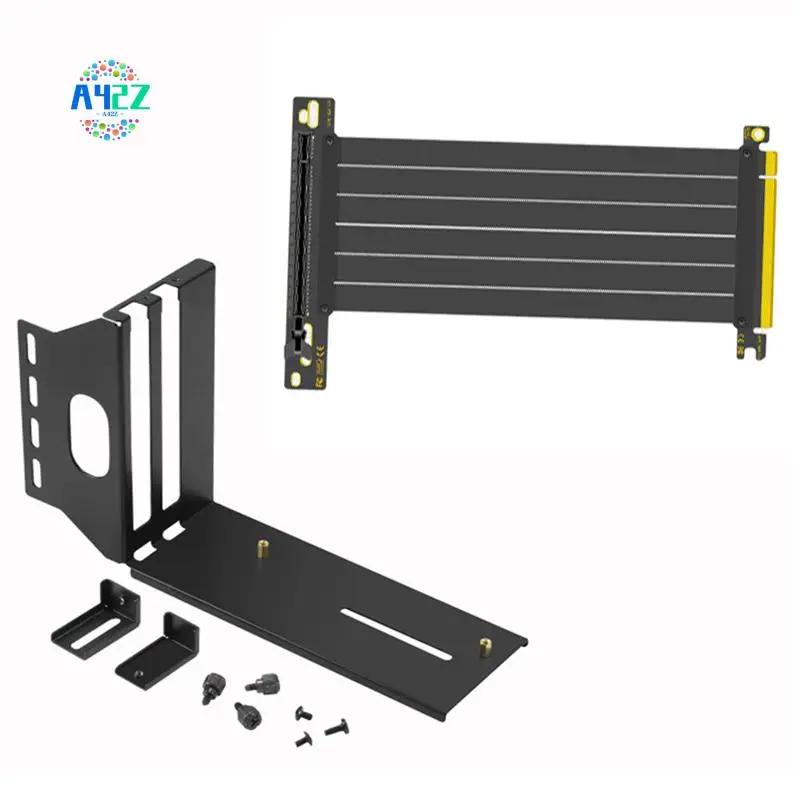 

A42Z-VGA PCI-E 3.0 X16 Вертикальный монтажный кронштейн для видеокарты Набор удлинительных кабелей Кронштейн для видеокарты для ATX Корпус для ПК