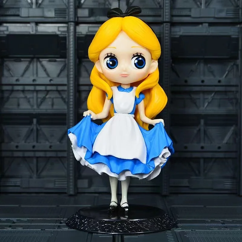 11cm Disney Alice In Wonderland Action Figure Model Anime Mini Decoration PVC Collection Figurine Toy Model For Kid Girl Gift