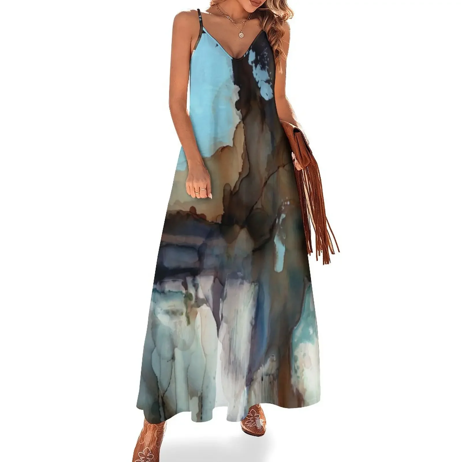 

Alcohol Ink 74 Sleeveless Dress dress women summer 2025 dresses for womens 2025 Dress woman