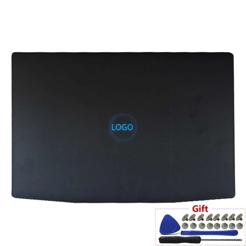 Imagem -02 - Original Lcd Tampa Traseira para Dell Tampa Traseira Top Case Dobradiças da Moldura Frontal Logotipo Azul Dell g3 15 3590 P89f 0747kp Novo