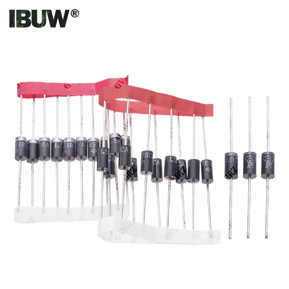 TVS Diode 1.5KE6.8A 1.5KE12A 1.5KE15A 1.5KE18A 1.5KE20A 1.5KE24A 1.5KE27A 1.5KE30A 1.5KE33A 1.5KE36A 1.5KE39A1.5KE51A 1.5KE75A