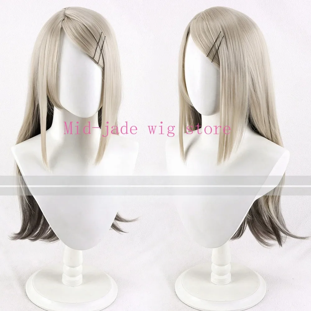 Hiro Shinosawa Cosplay Wig Side Part Gradient Hair for Valentine Idol Event and Character Photography