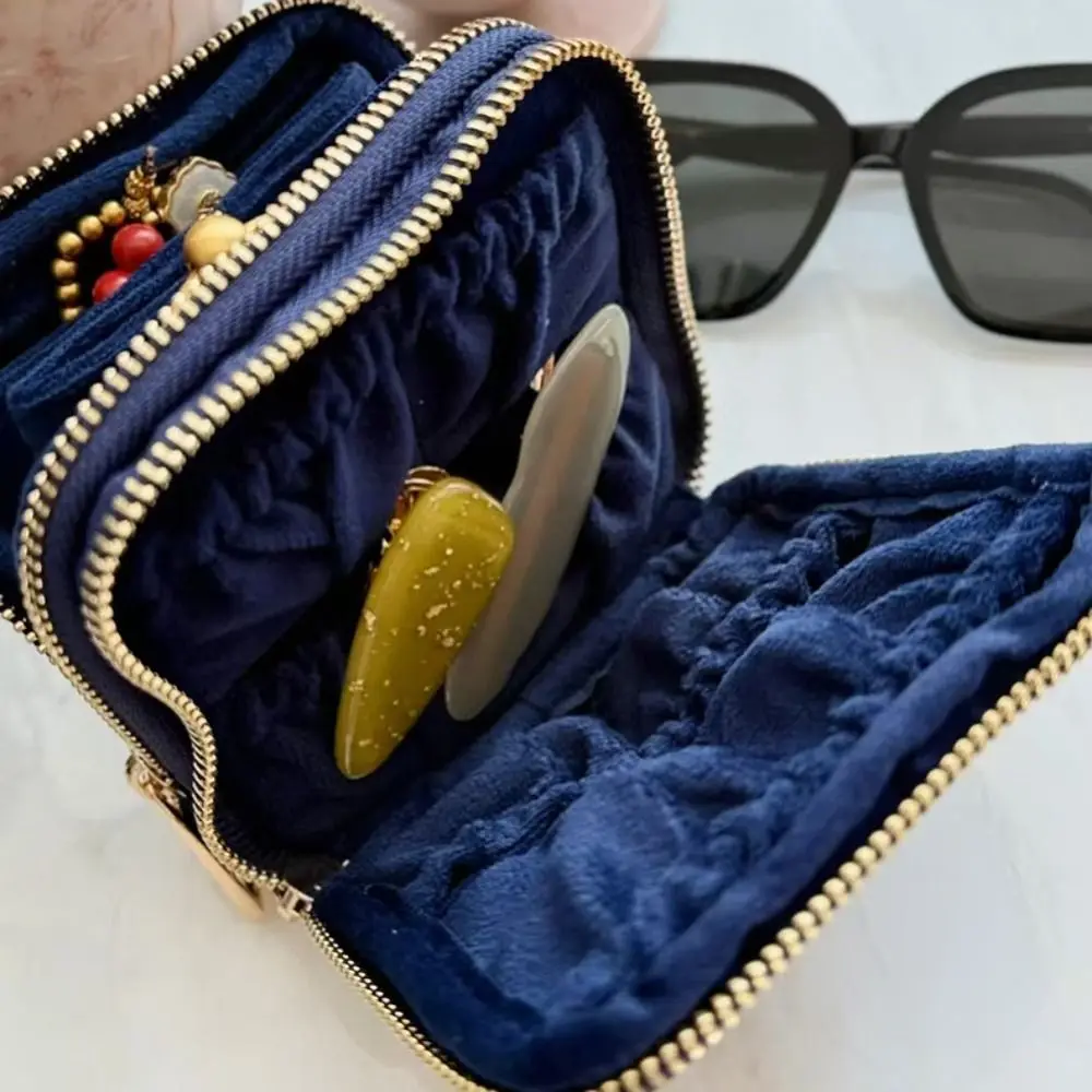 

Double-layer Jewelry Packing Bag Bracelet Necklace Earrings Jewelry Storage Bag Large Capacity Organizer Velvet Jewelry Holder