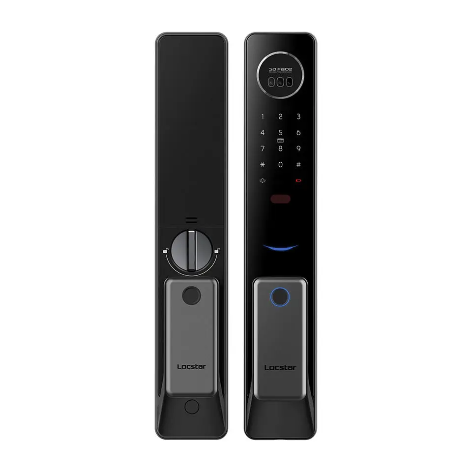 TUYA Smart Lock Fingerprint Facial Vein & Face Recognition Anti-Theft Door Lock for Wood & Aluminum Door Wi-Fi Connectivity