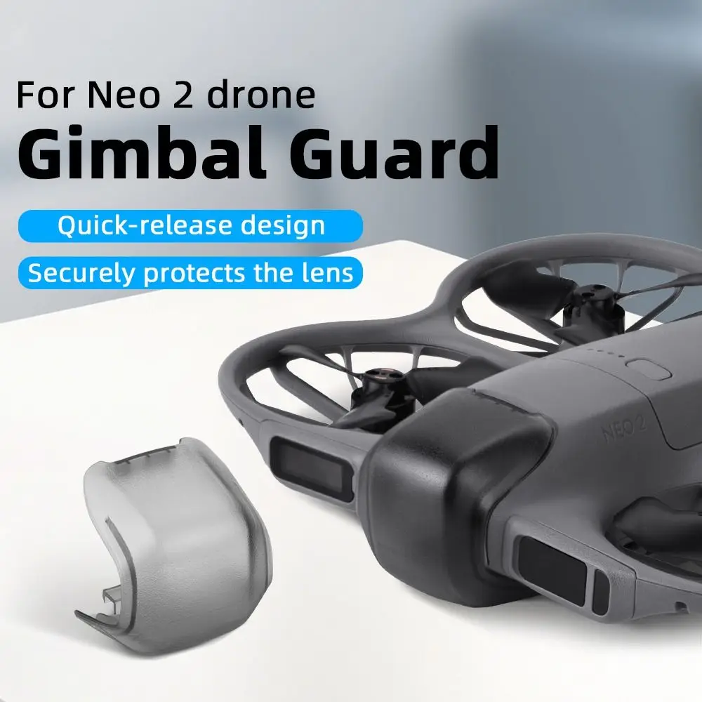 

1 Pcs Anti-collision Gimbal Camera Lens Cap Dustproof PC Lens Cover Quick Release Lens Protector for DJI NEO 2 Drone Accessories