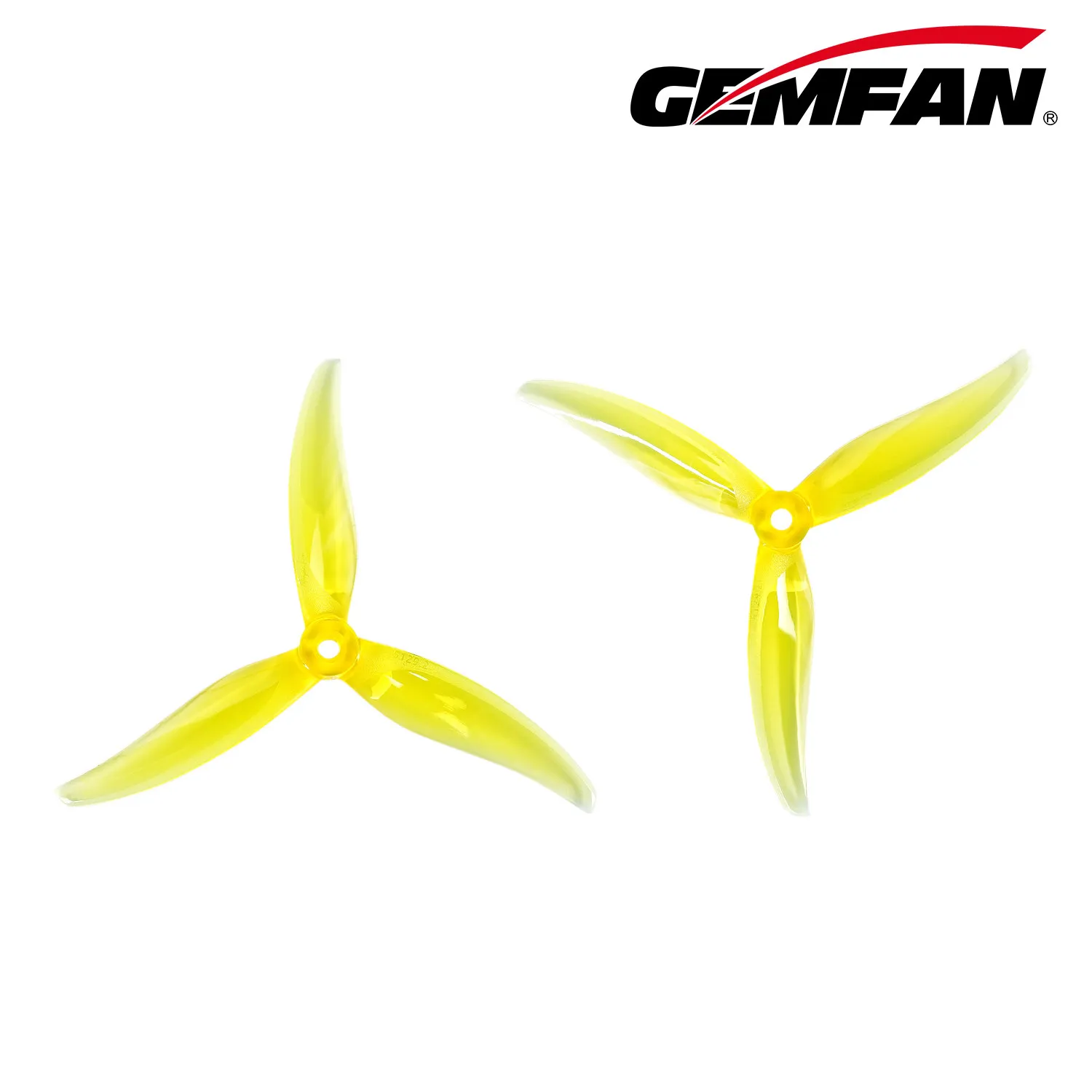 Gemfan 5129.2 MinJae 3‑Blade Transparent Propellers 10 Pairs CW & CCW,2.92in Pitch High‑Response Props for FPV Racing Quad