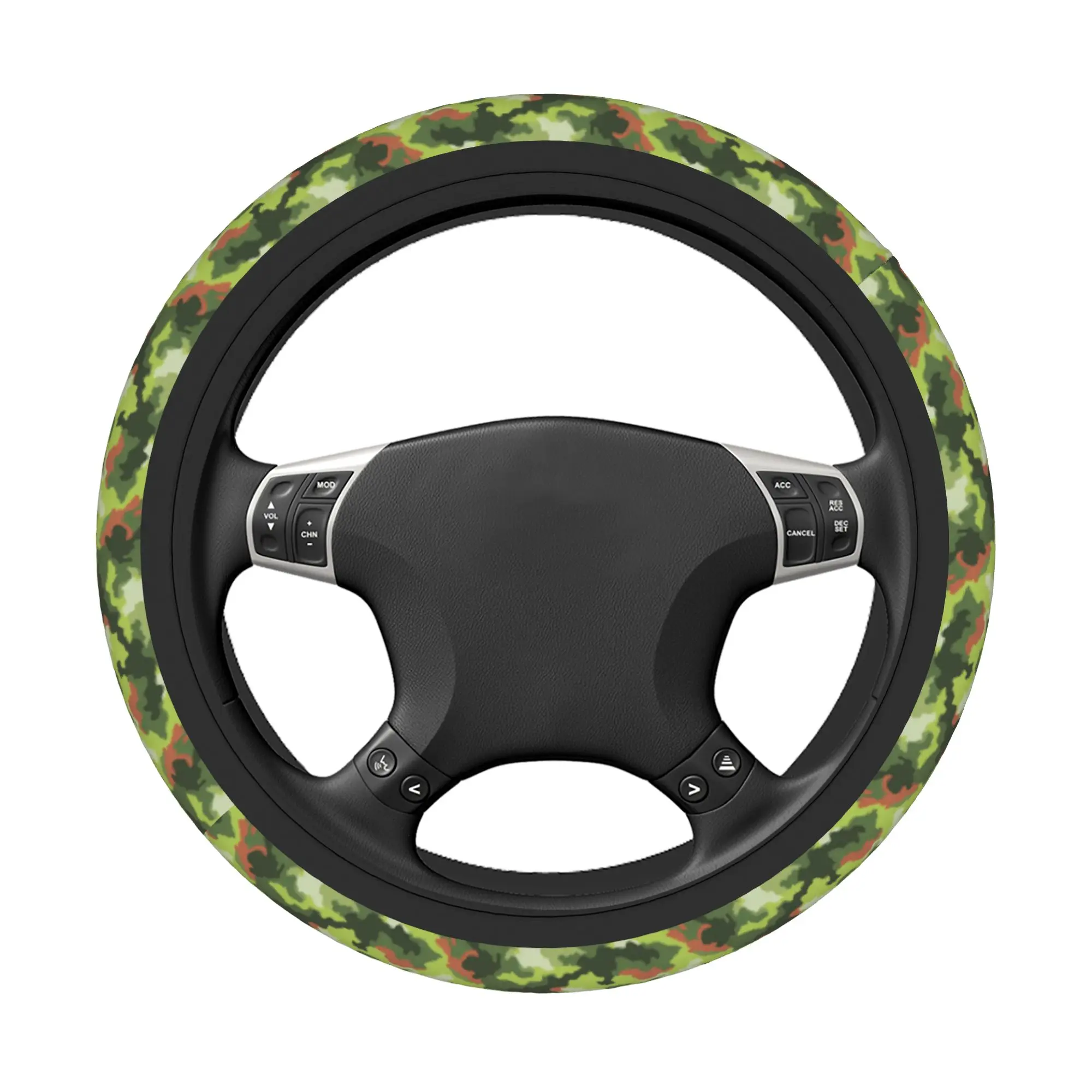 Camo Camouflage Car Steering Wheel Cover 37-38 Non-slip  Auto Steering Wheel Protector Colorful Steering-Wheel Accessories - view 4