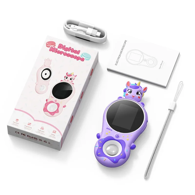 Children's microscope tutor learning magnifying glass special expansion after class handheld new explosion portable