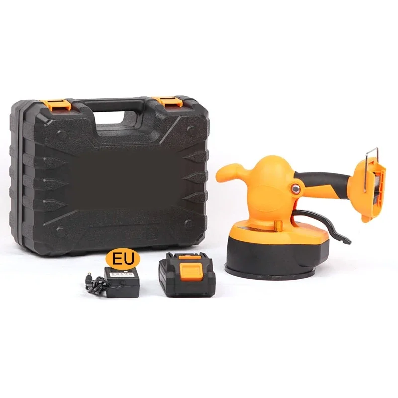 21V Rechargeable Ceramic Tile Machine LED Lighting Tile Machine  Wall Tile Marble Wibrator with 1 * Battery + 1 * Charger
