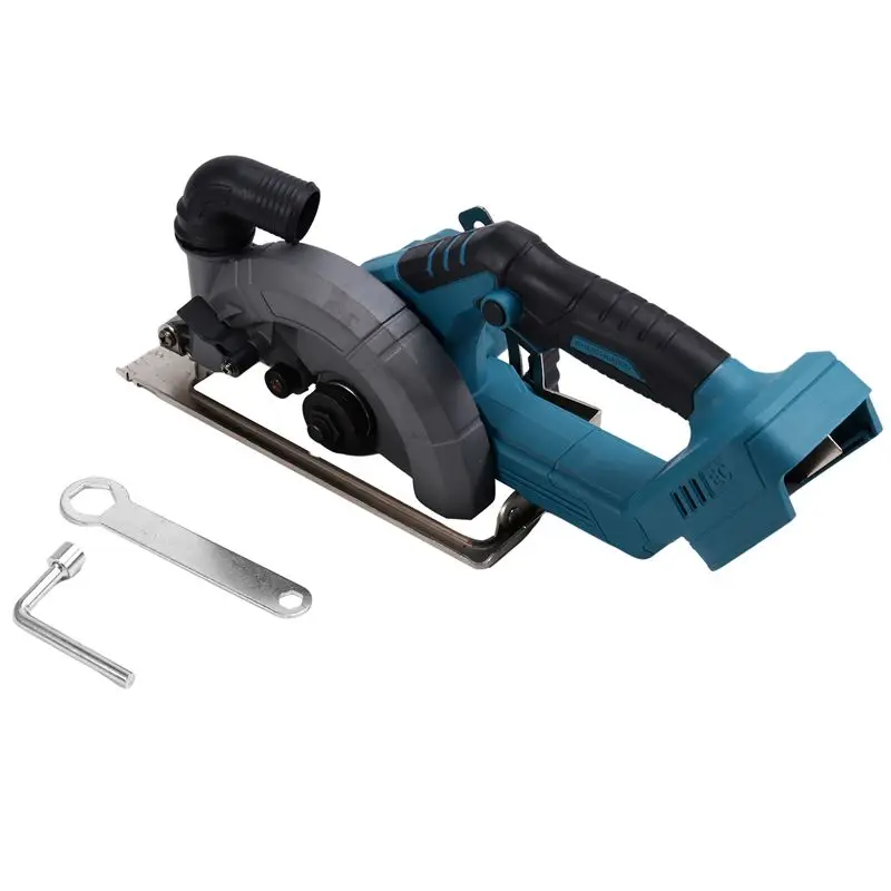 FLYY-Bürstenlose Kreissäge Elektrische Säge 0-45° ° Einstellbare Holzschneidemaschine, elektrisches Holzbearbeitungswerkzeug für 18-V-Akku – Detail 5
