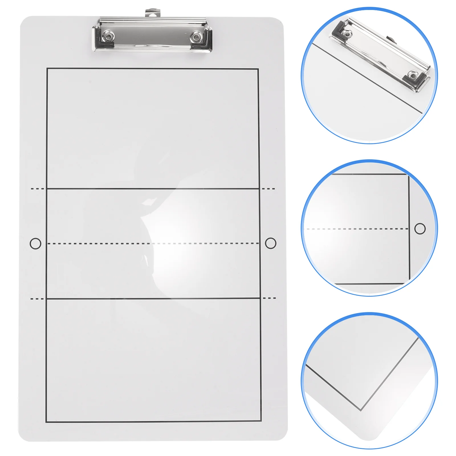 Reusable Writing Board Volleyball Coaches Clipboard PVC Board for Training Multi Use Coaching Equipment Practical Light