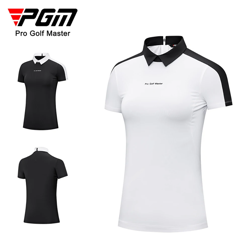 PGM Golf Women\'s T-Shirt Athleisure Short Sleeve Women\'s Quick Drying Breathable Skin-friendly Comfortable YF560