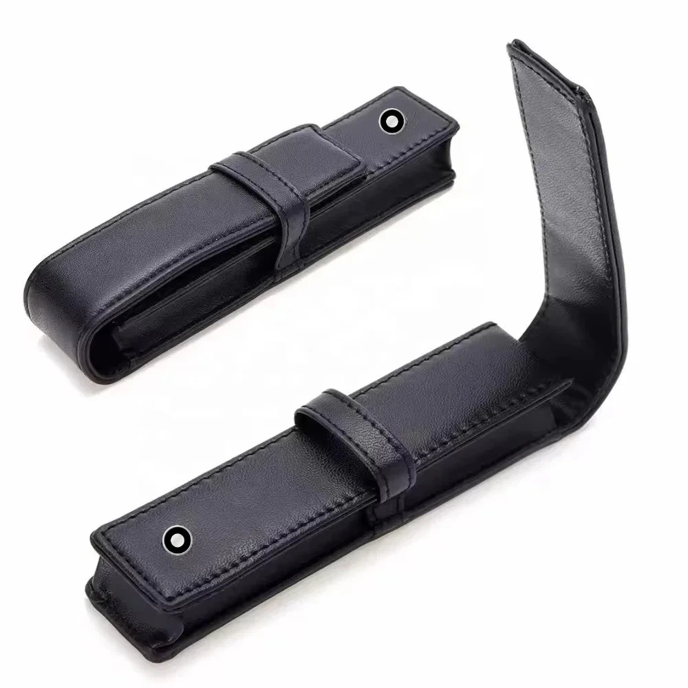 Minimalist High End Business Sle Leather Pen Pouch Pencil Pouch Holder for Fountain Pen Ballpoint Pencil Cross Leather Pen Bag