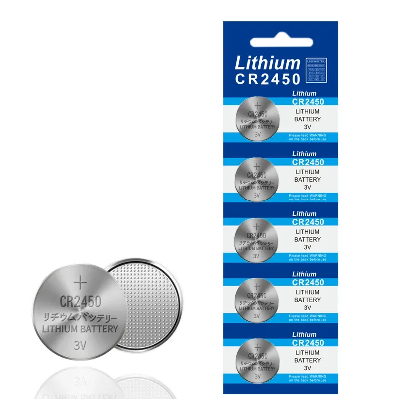 3V CR2450 Lithium Battery CR 2450 DL2450 BR2450 LM2450 KCR5029 For Toy Car Key Remote Control Watch LED Light Button Coin Cells