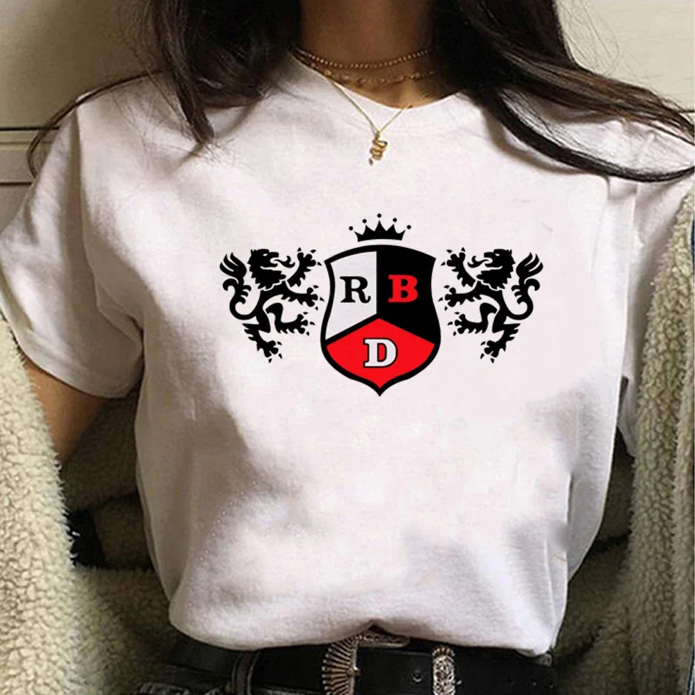 Rbd t-shirts women anime Y2K streetwear t shirt girl designer funny manga clothing