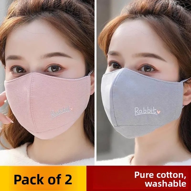 

Женские хлопковые моющиеся теплые модные маски, дышащие, удобные, полностью хлопковые, зимние, стильные, защитные маски для лица