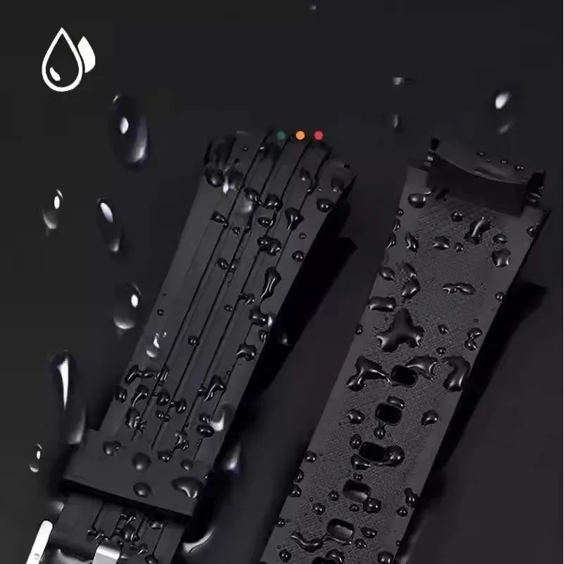 ECB-10 Silicone Watch band For Casio Edifice Series ECB-10YP ECB-10AT ECB-950 Men's Strap Waterproof Rubber Watch Bracelet view 4
