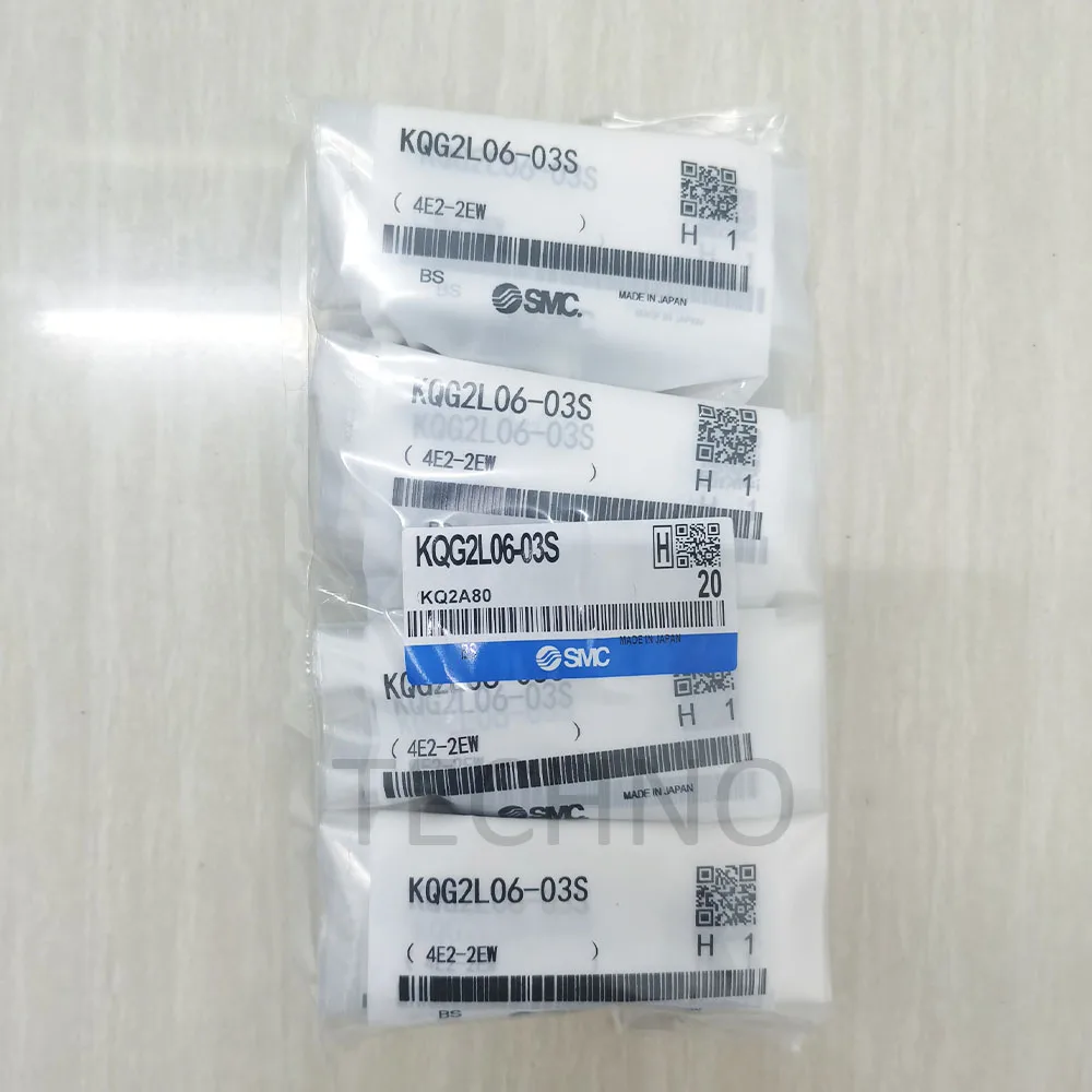 

SMC Original Plugs KQG2L06-03S 4E2-2EW High Tightness Quick Connector Machinery Manufacturing Industry