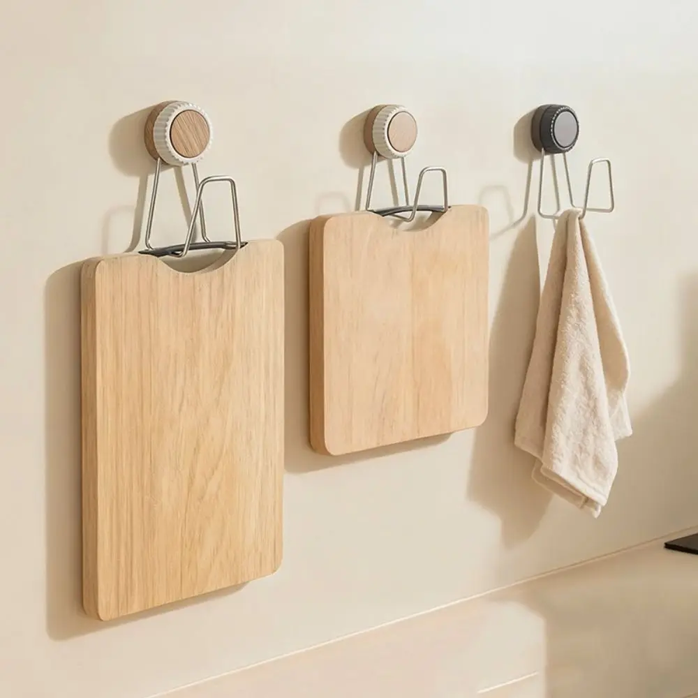 

Stainless Steel Suction Cup Cutting Board Holder Rustproof Moisture-proof Chopping Board Rack Space Saving Sink Drain Rack