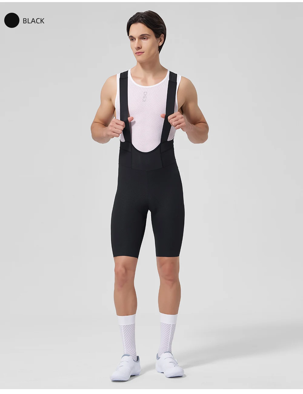 Cheji Herren-Radlerhose Schnelltrocknend Atmungsaktiv Nahtlos Verarbeitet mit Belgischem Schaumstoffpolster für Komfortables 6-Stunden-Fahren – Detail 11