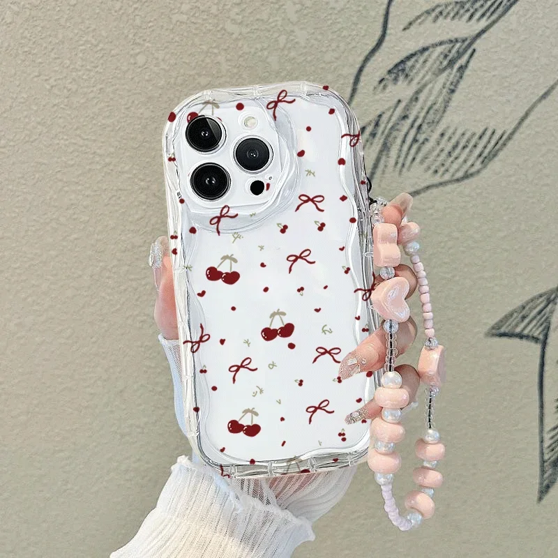 샤오미 POCO X7 X6 Pro F7 F6 M6 M7 X5 F3 F4 M4 X4 GT X3 NFC Mi 15 Ultra 14 11 Lite 5G NE 12T 12용 보우 체인 행잉 로프 케이스