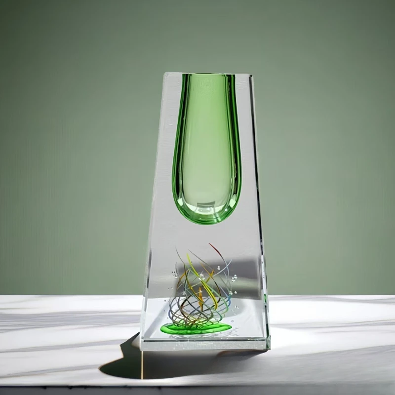Cn modern handmade glazed vase home high-end art ornaments hotel lobby wedding decoration creativity