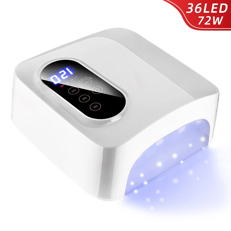 Lâmpada LED para unhas para curar todo o gel polonês, secador de unhas UV, detecção de movimento, manicure, pedicure, ferramenta do salão