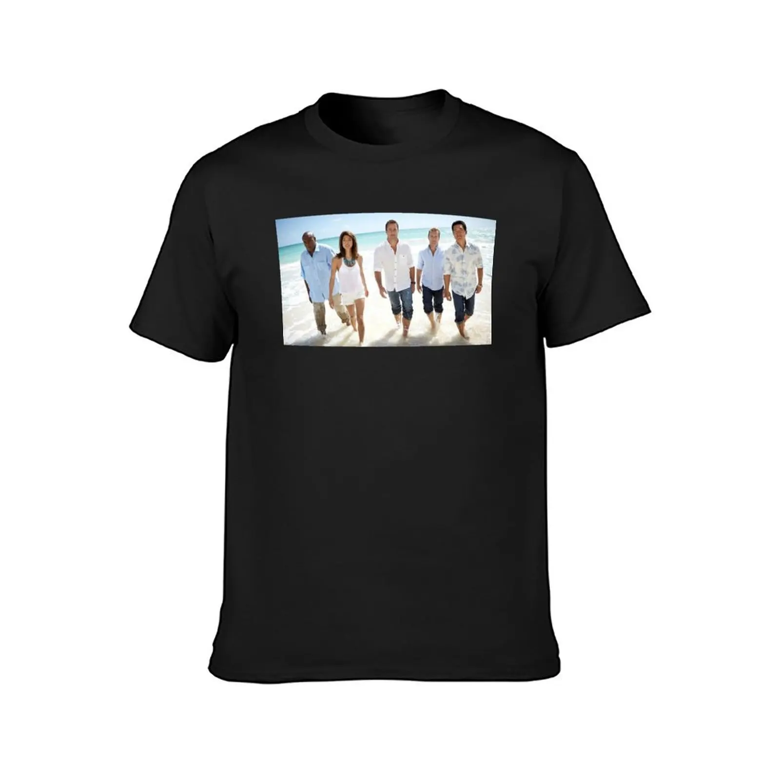 Hawaii Five-0 cast T-Shirt aesthetic clothes summer tops Short sleeve tee blanks black t-shirts for men