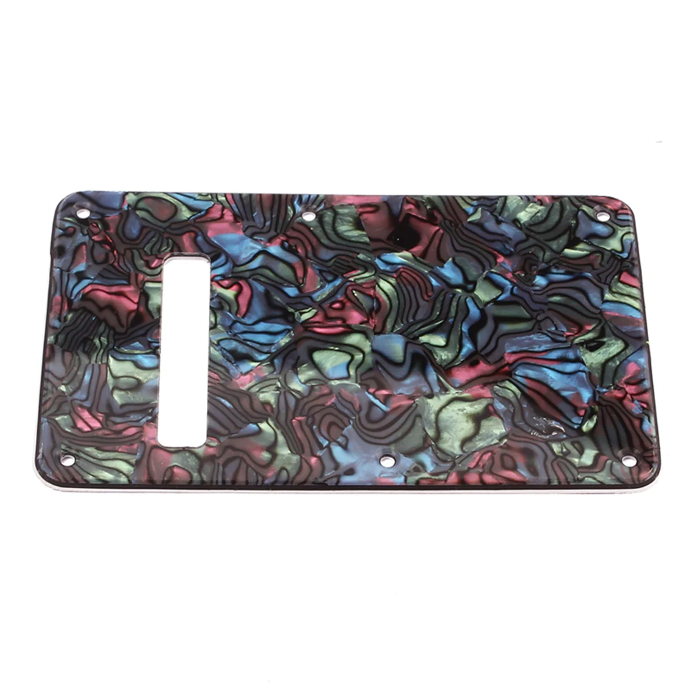 

Multicolor Backplate 14.6x9.25x0.25cm PVC Fits Electric Guitar Modern Tremolo Cavity Cover Compatible