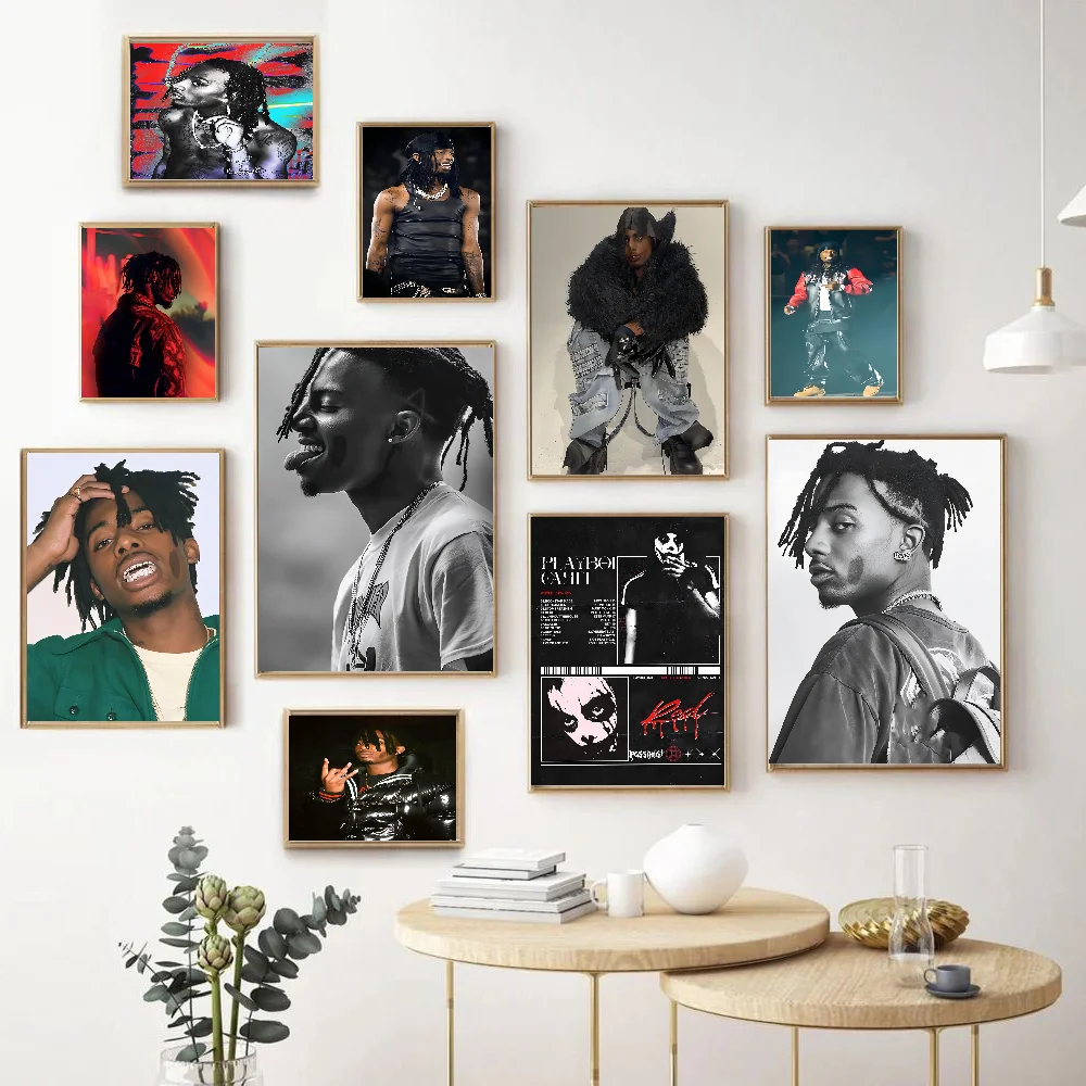 Playboi Carti DIY Sticky Poster Fancy Wall Sticker For Living Room Bar Decoration Wall Decor