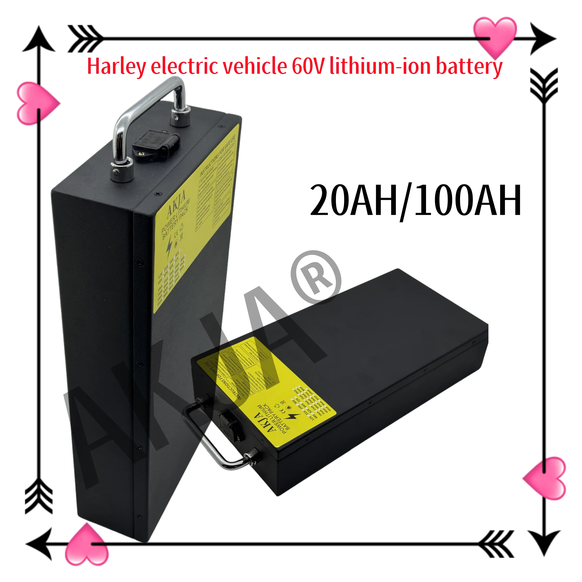 

Aviation Express Harley Electric Vehicle 72V100AH 18650 Lithium Battery Lithium Battery Pack Suitable for motors below 500W-3000