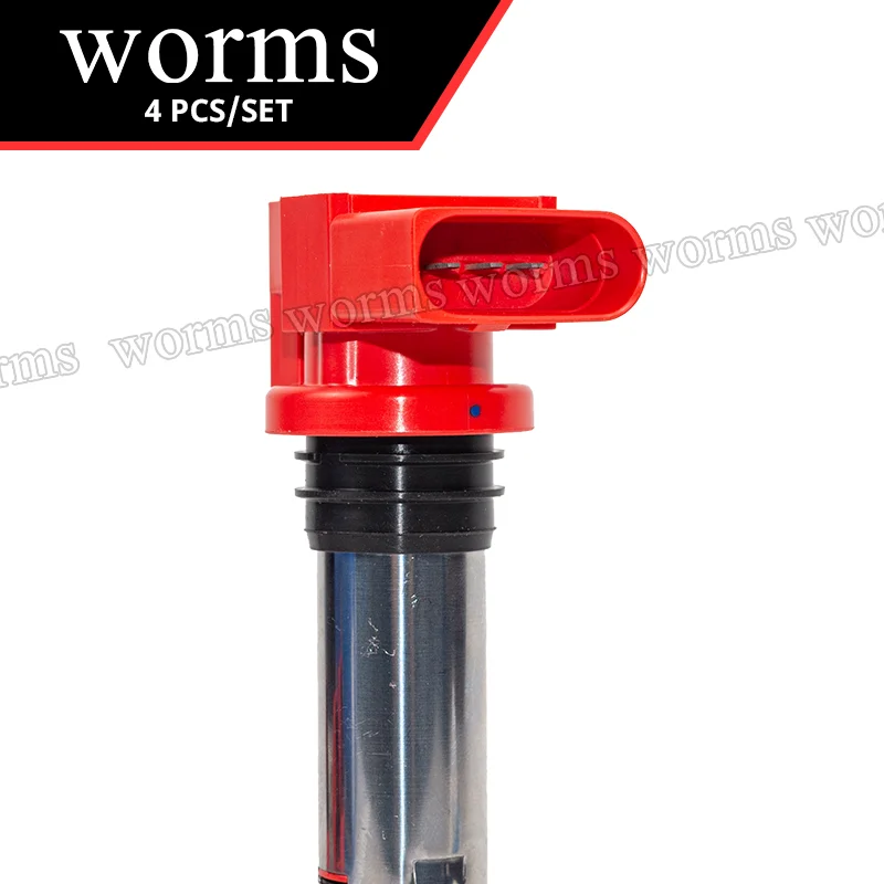 Worms Ignition Coil 036905715F High Performance For VW Golf 1.4 TSI VW Polo Jetta 1.6 FSI Tiguan 4pcs set 코일