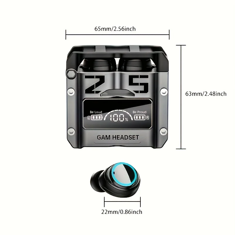 Bluetooth Wireless Earbuds With LED Display 6