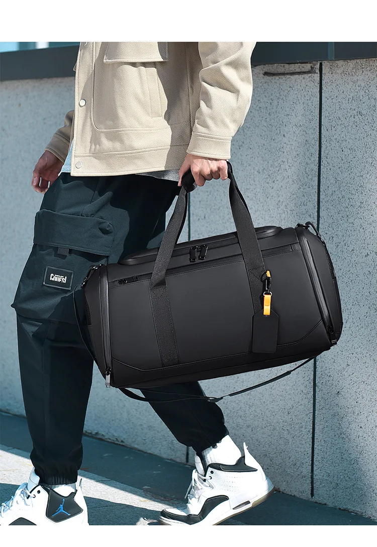 

Дорожная спортивная сумка большой вместимости — прочная ткань Оксфорд, просторные и стильные спортивные спортивные сумки на ночь с несколькими отделениями