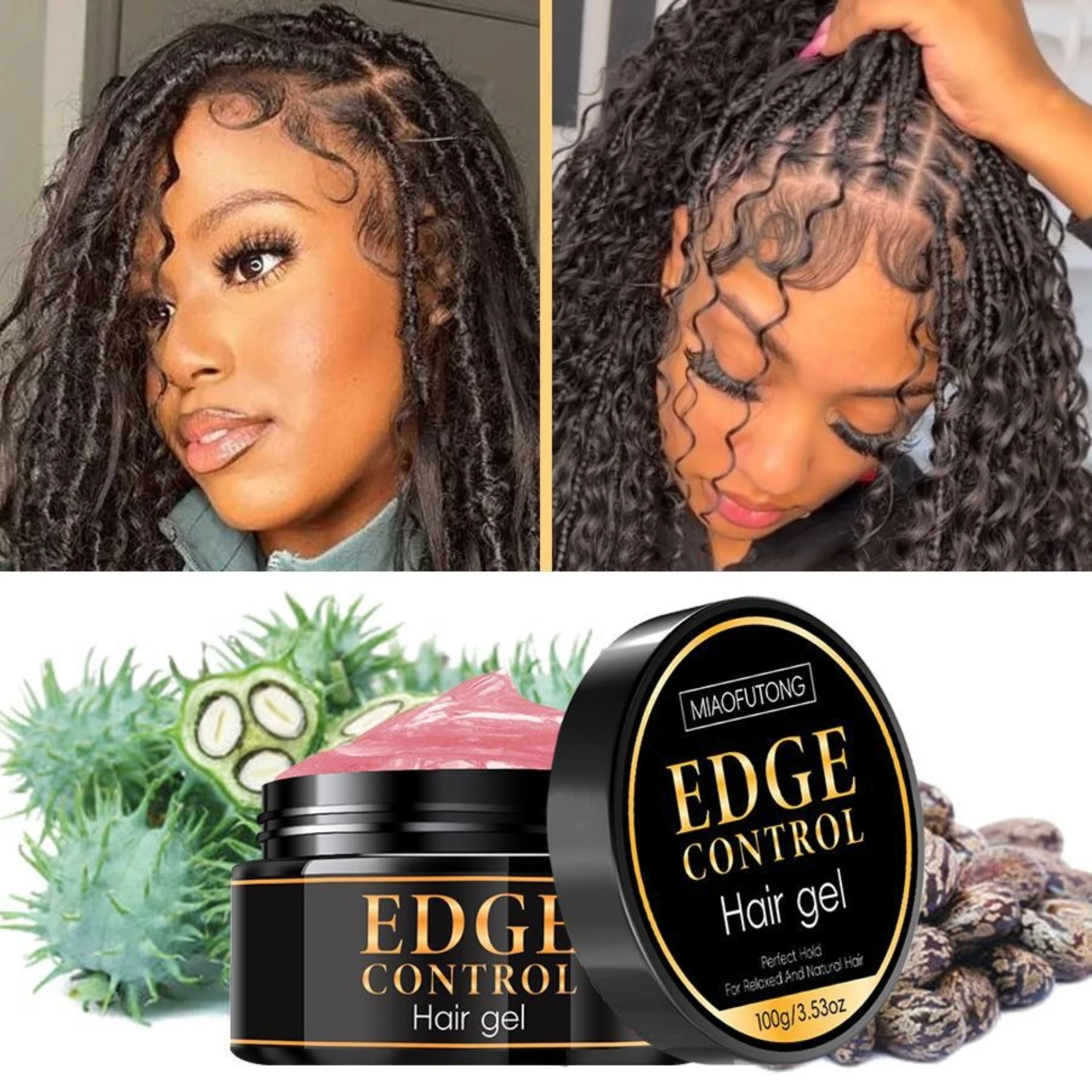 EDGE CONTROL sideburns hair wax thick edge long-lasting setting broken hair finishing hairspray