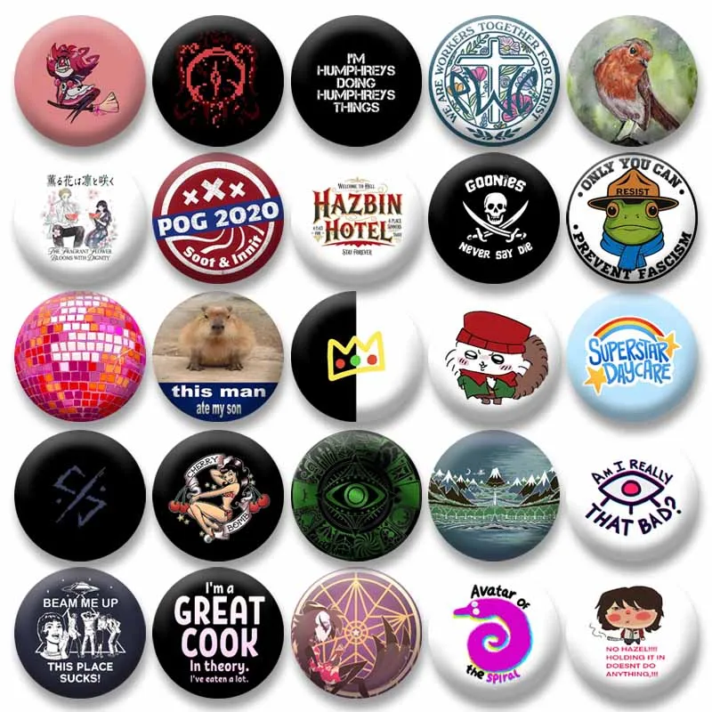 

Funny Cartoon Plastic Pins Goonies Never Say Die Soft Button Brooch Custom Backpack Hat Lapel Accessories Glamrock Bonnie Badges