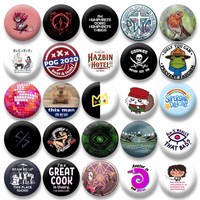 Funny Cartoon Plastic Pins Goonies Never Say Die Soft Button Brooch Custom Backpack Hat Lapel Accessories Glamrock Bonnie Badges
