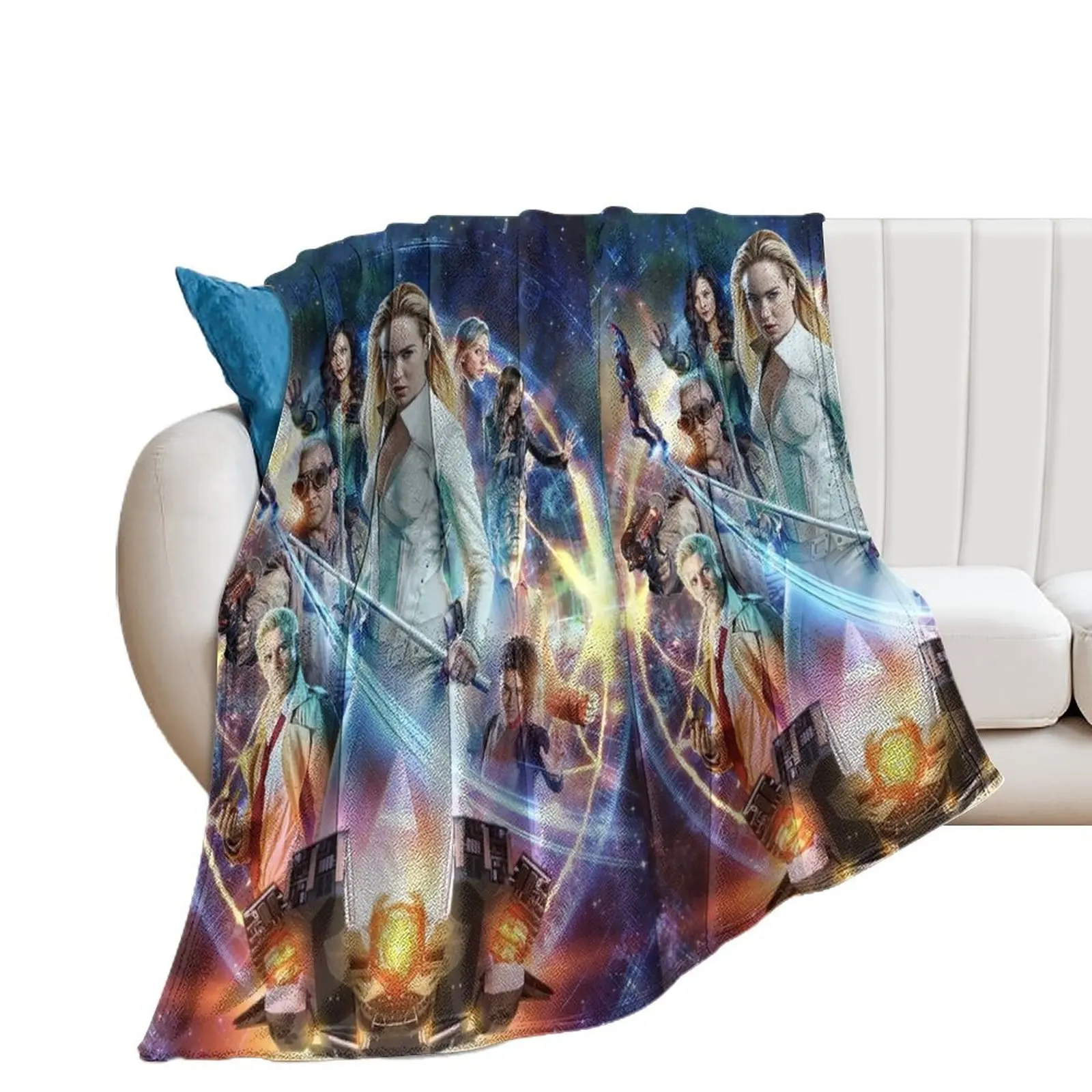 

DC Legend of Tomorrow season 4 Poster Throw Blanket Soft Beds for sofa Multi-Purpose Sofas Blankets