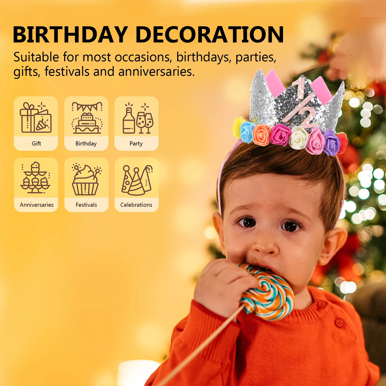 

Crown Hat Birthday Party Commemoration Caps for Kids Theme Hats Toddler Pencil Paper Classroom Crowns Girl Funny