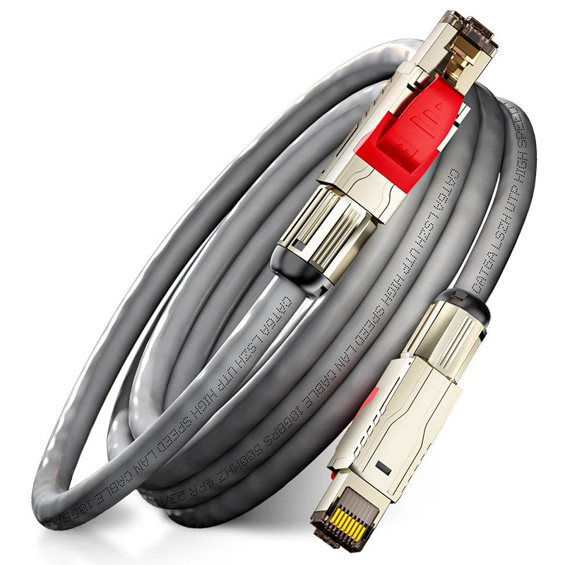 ROVLL Cat6A Ethernet Cable RJ45 LAN Network Cable 10Gbps 500MHz S/FTP Shielded High Speed Internet Cable for Router  PS5 Gaming