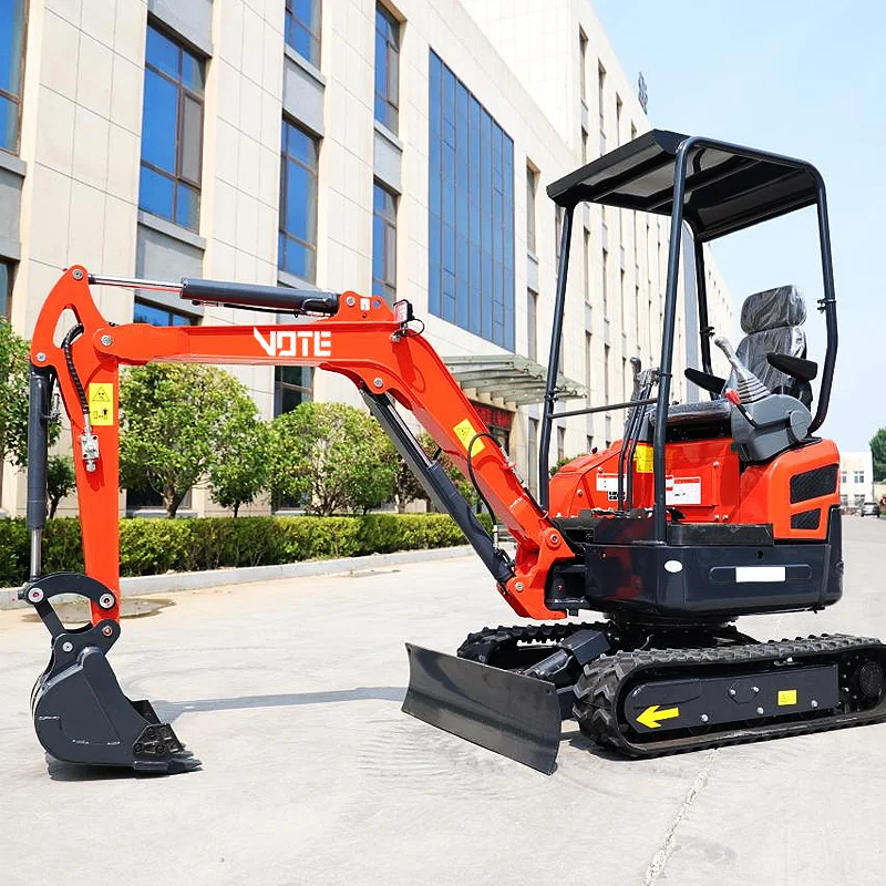 Hot Sell Hydraulic Crawler Machine Mini Excavadora Multifunctional Portable Mini Excavator 2 Ton Fast Delivery Small Bagger