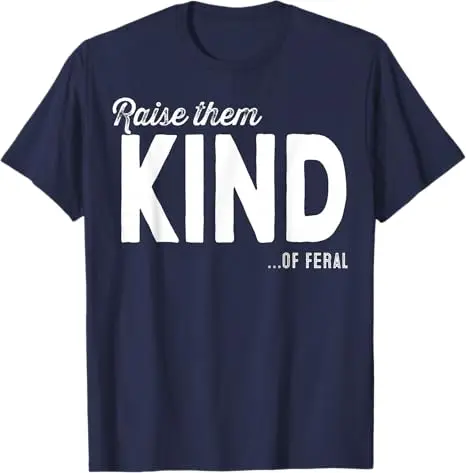Retro-T-Shirt „Raise Them Kind of Feral Boys“ mit lustigem Humor und Verhaltenshinweis, Y2K-Stil, tolle Buchstaben, bedruckter Spruch, Neuheit, Geschenk, Mode-Top – Detail 5