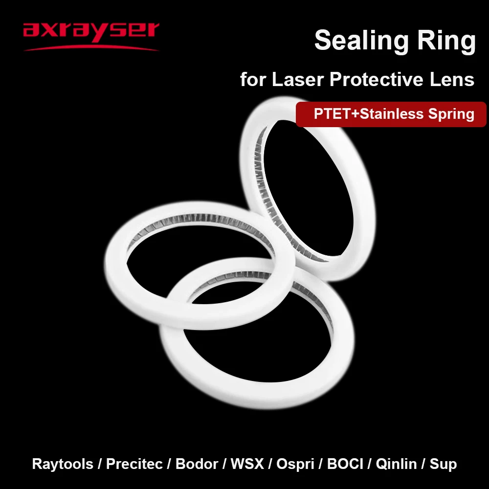 Sealing Ring for 37x7 27.9x4.1 30x5 24.9x1.5 Laser Protective Lens Spring Seal Raytools Precitec Bodor WSX Laser Cutting Welding