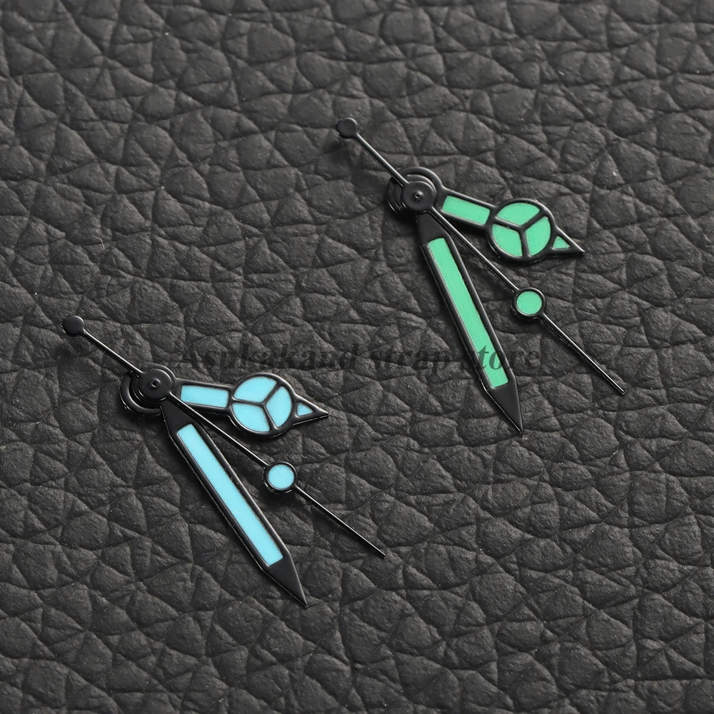Green Luminous Watch Hands for Automatic Movement Watch Parts For NH35 NH36/4R/7S Movement Watches Pointers Accessories