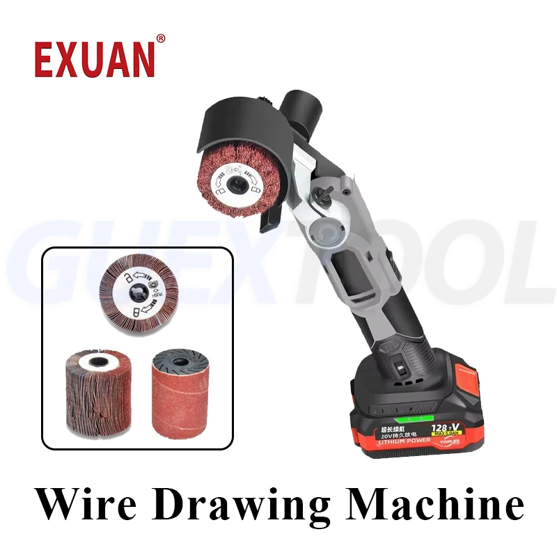 

MultiFunctional Metal Stainless Steel Wire Drawing Machine Household Flat Polishing Machine Lithium Battery Sandpaper Machine