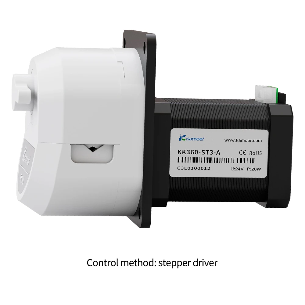 Kamoer 0~310ml/min KK360 24V Stepper Peristaltic Pump Self-priming Pump Quick Tube Change 1.6mm Tube Laboratory Dosing Pump