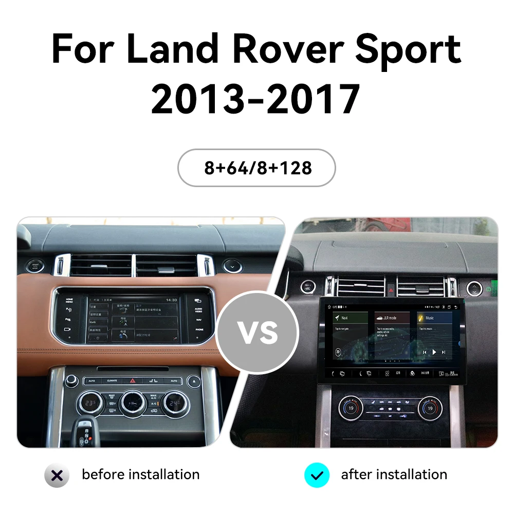 

Wireless Smart Screen Car Radio For Land Rover Sport 2013-2017 Android GPS Navigation Multimedia Stereo Receiver IPS Head Unit