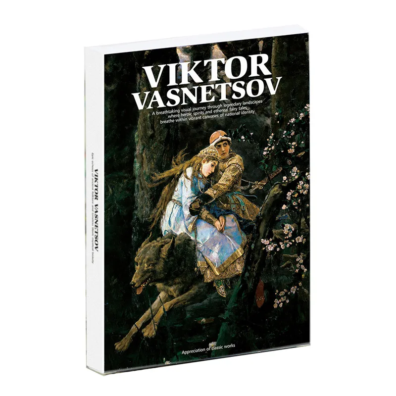 30Pcs Viktor Vasnetsov Art Series Postcards Retro Greeting Card Wish Gift Painting Message Card For DIY Scrapbook Decor Student
