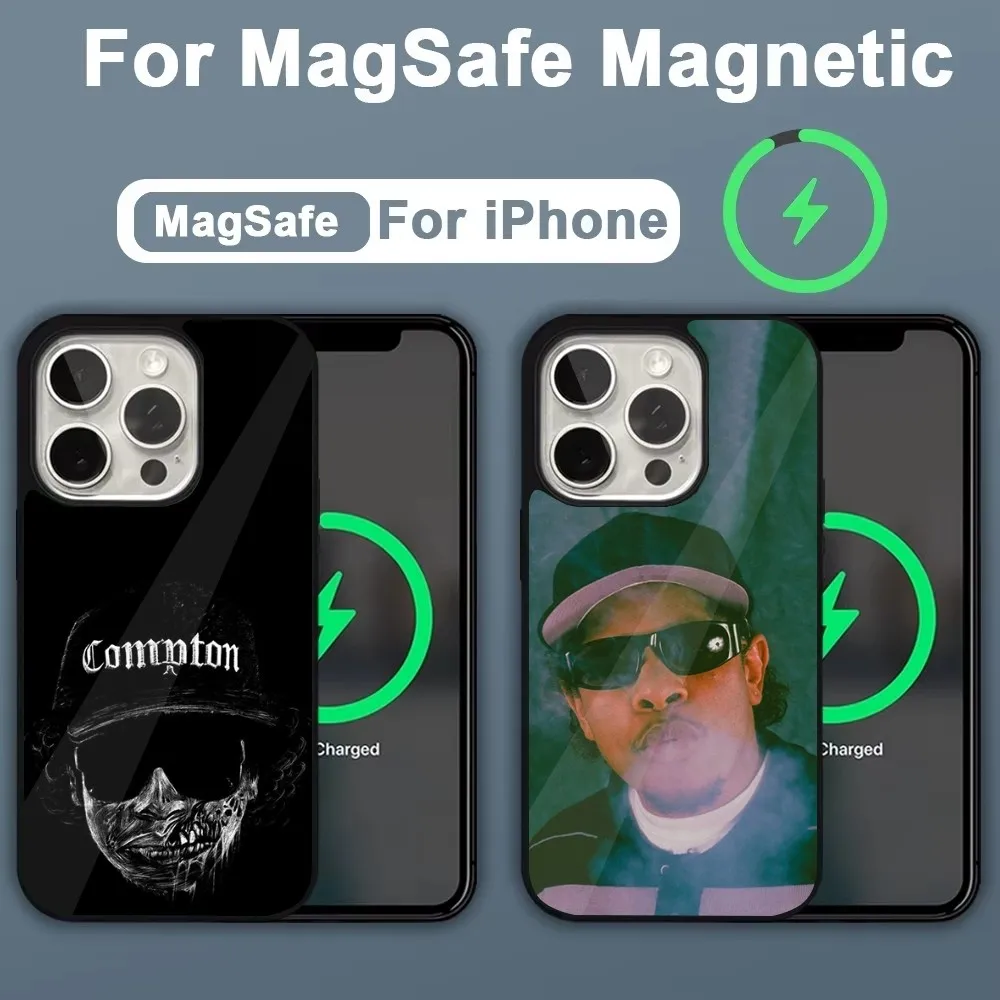 Rapper E-Eazy E Phone Case For iPhone 16,15,14,13,12,11,Plus,Pro,Max,Mini Magsafe Magnetic Wireless Charging